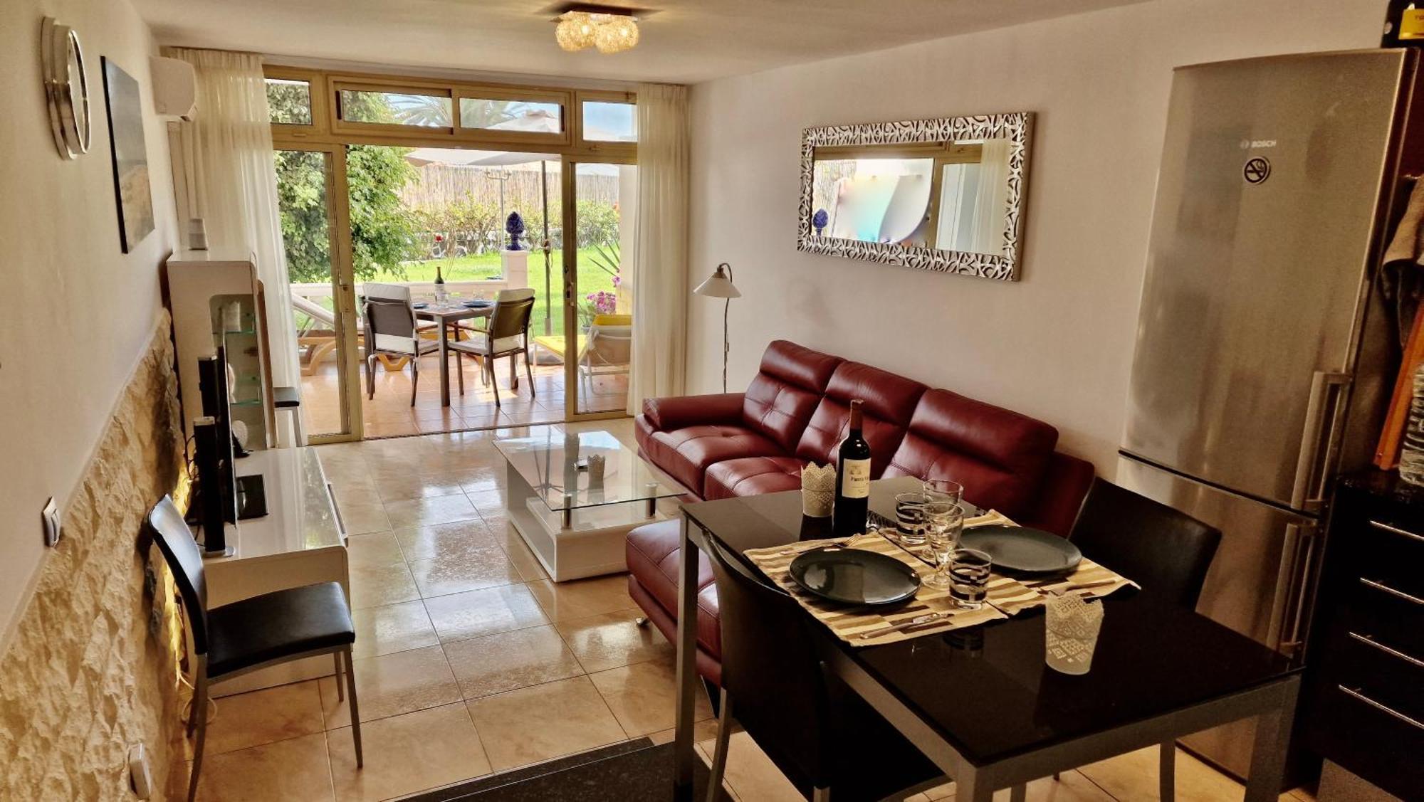 Tamaran 102 - Los Campos - Lux Garden Apt Near Dunes, Quiet-Central-Renovated San Bartolomé Kültér fotó